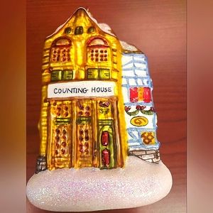 Department 56 Ornament Counting House Silas Thimbleton Barrister Vintage Holiday